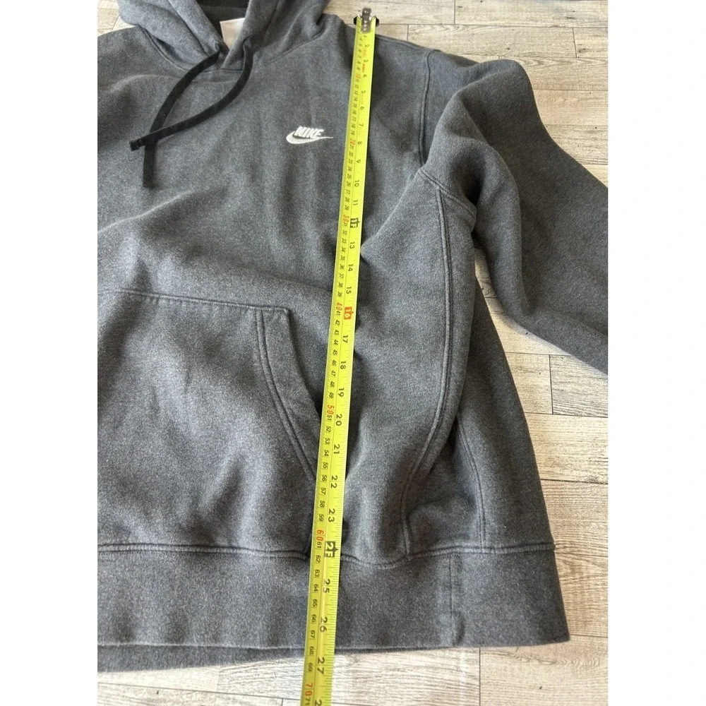 Nike‎ Sportswear Club Fleece Dark Gray Pullover Hoodie Men's Size XL XLARGE
